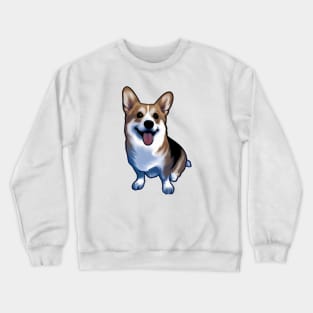 Cute Corgi Drawing Crewneck Sweatshirt